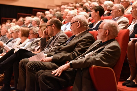 Roger Alderstrand och Stefan Olmårs i publiken